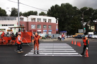На дорогах Белгорода нанесут 320 километров разметки На дорогах Белгорода нанесут 320 километров разметки