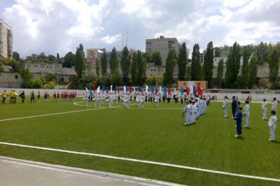 В Белгороде появилось еще одно футбольное поле с искусственным покрытием