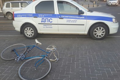 В Белгороде водитель иномарки сбил девочку на велосипеде