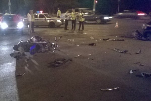 В Белгороде в ДТП погиб московский мотоциклист