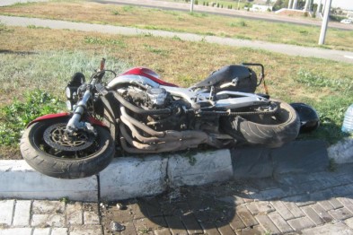 В Белгороде в ДТП попал пьяный мотоциклист