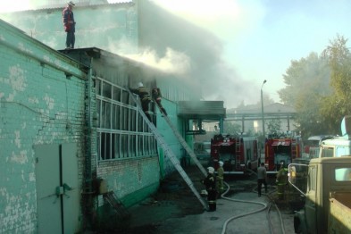 В Белгороде загорелся завод «КонПроК»