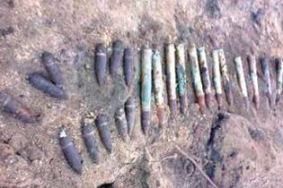 В Белгородской области нашли и уничтожившего несколько боеприпасов времен ВОВ