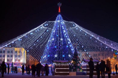 Белгород к Новому году украсят светящиеся фигуры ангелов со светодиодными панно