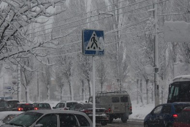 В Белгороде маршрутка сбила девушку на пешеходном переходе