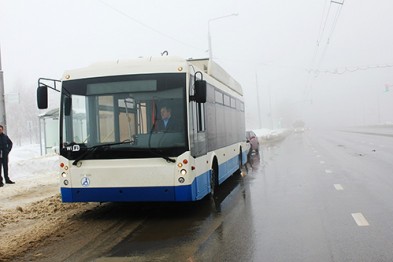 На улицы Белгорода вышел первый инновационный троллейбус
