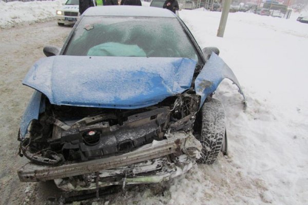 В Белгородском районе лоб в лоб столкнулись «Хонда» и «Киа»