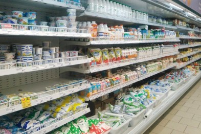 В белгородских магазинах молочку с растительными жирами поставят на отдельные полки