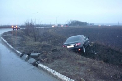 В Белгородской области пострадал пожилой пассажир съехавшей в кювет «Тойоты»