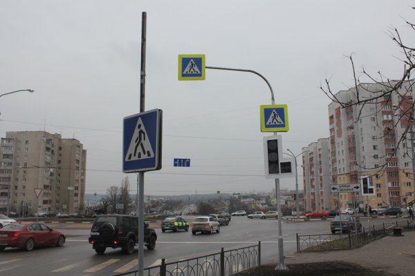 На одном из оживлённых перекрёстков Белгорода установили светофоры