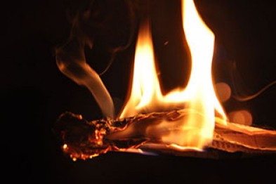 В Белгороде сгорела «Лада Приора»