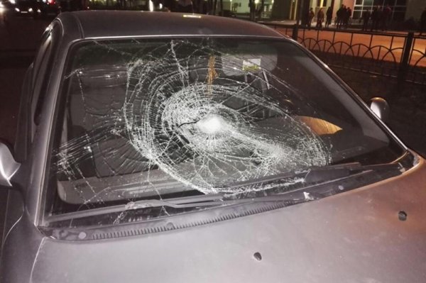 В Белгородском районе «Форд» вылетел на тротуар и сбил пешехода