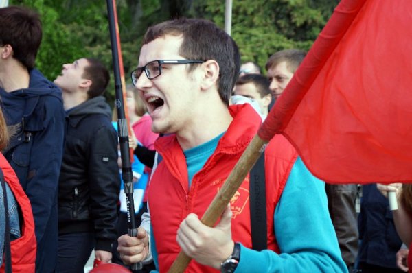 Белгородские коммунисты отпраздновали Первомай демонстрацией