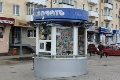 В Белгороде обокрали газетный киоск