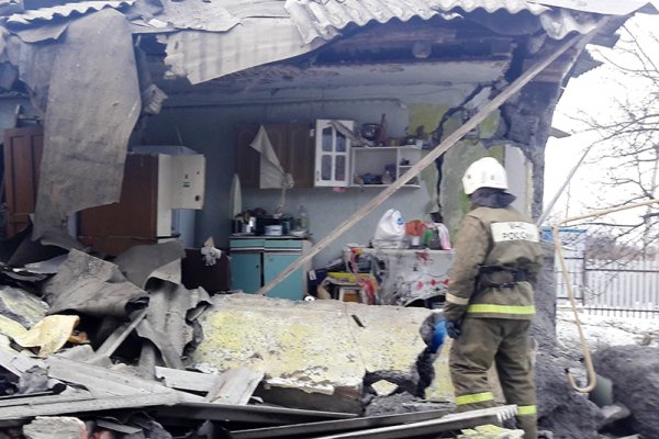 В жилом доме под Губкиным произошёл взрыв газа
