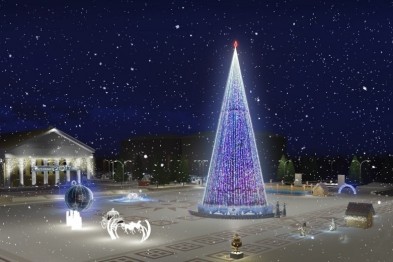 В Белгороде на площади появится столитровый самовар и приёмная Деда Мороза