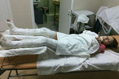 «Кроссовки зацепились за рукав». Как ученица кадетской 45-й школы сломала две ноги на подготовке к соревнованиям